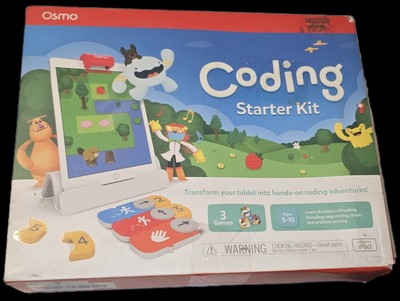 NEW Osmo Coding Starter Kit for iPad Learning Games Stem Toy Set