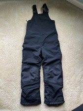 All in Motion Black Snow Bib - Size Youth M - EUC - Waterproof Wind Resistant