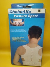 CHOICELIFE Energizing Posture Back Support for Men Women /XXL Original Box NEW