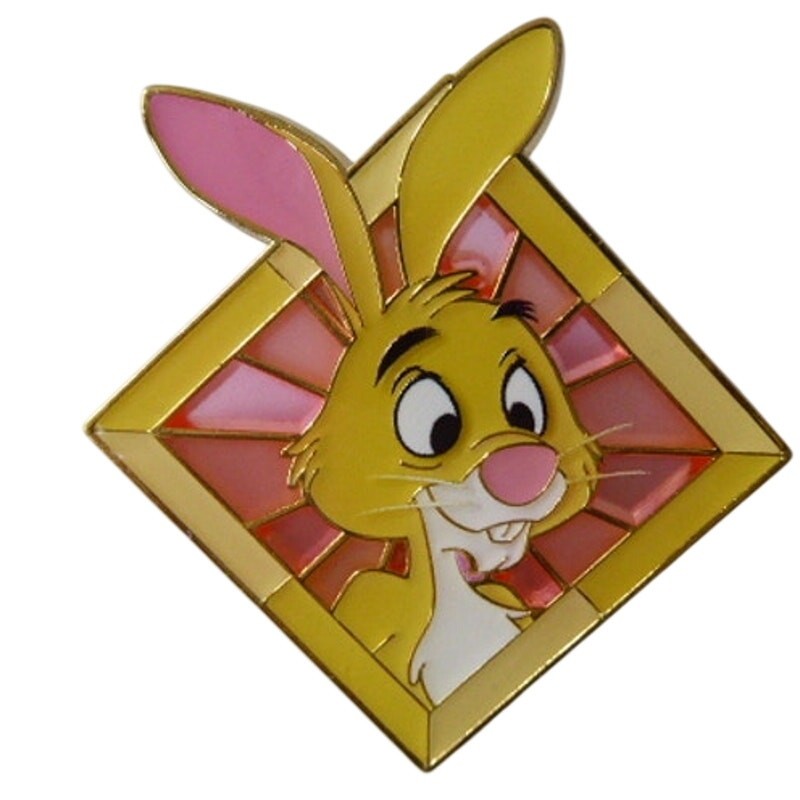 Disney Trading Pin 183046 LFLY - Rabbit - Pooh Friends Diamond Portraits Mystery