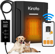 Dog House Heater with Thermostat, Dog Heater with Wifi Control, Pet House Heater