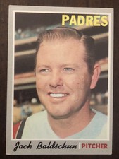 1970 Topps #284 Padres Jack Baldschun