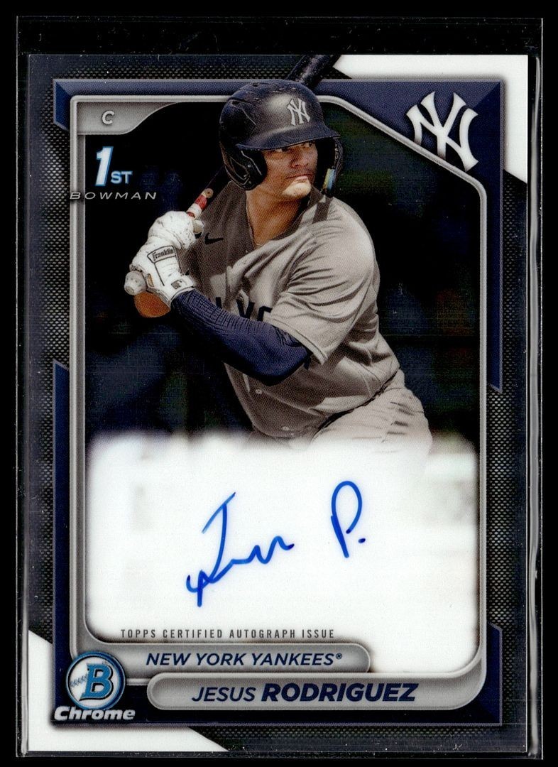 2024 BOWMAN CHROME 1ST PROSPECT AUTO JESUS RODRIGUEZ YANKEES