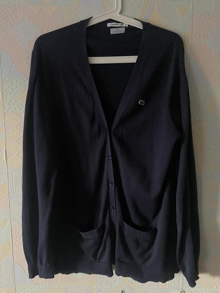 Women Lacoste Sweater Navy Knit 40 / L / 48