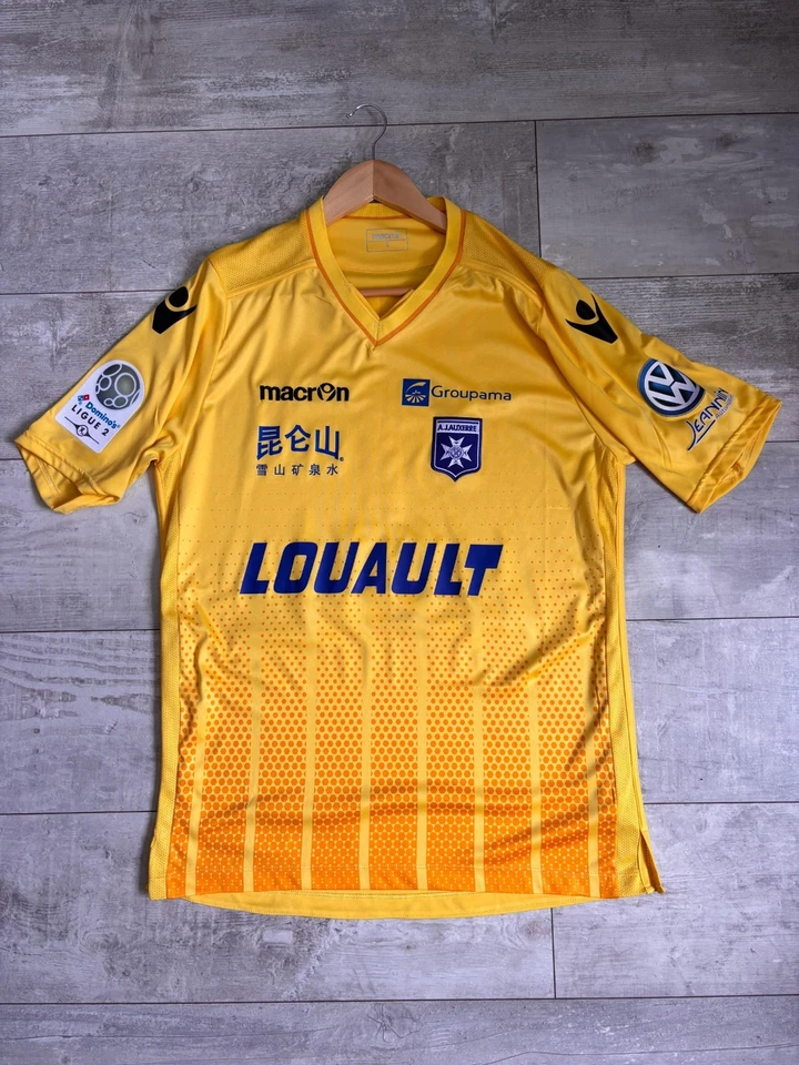 Maillot AJ Auxerre #1 Mathieu Michel Gardien Match Worn / Issued - Pro - Photo 2/4