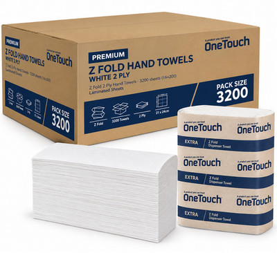 Papierhandtücher Z-Falz Taschentücher Mehrfachfaltung Premium Qualität PACK 2-LAGIG