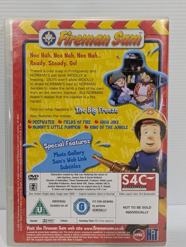 Fireman Sam DVDs | Lot Of 5 | PAL Region 2 | Red Alert, Towering Inferno & More - Picture 16 of 17