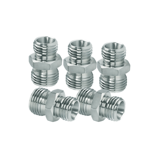 5pc Mini Excavator Hydraulic Attachment M14 - M16 Fittings for Micro .8-2Ton - Afbeelding 8 van 9