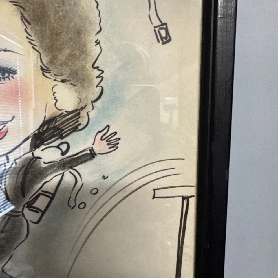 Dibujo de personaje de dibujos animados original buceo humorístico Foto 4 de 4