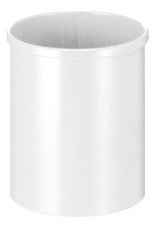Runder Papierkorb 15 Liter, Wei&szlig;