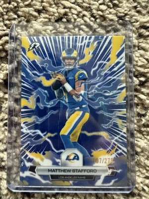 Topps 2026 Matthew Stafford Los Angeles Rams 57 COLORMATCH BLUE 107/275