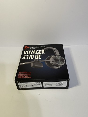 Plantronics 4310 UC USB Wireless Bluetooth Single Ear Headset PC Mac Mobile - Picture 5 of 14