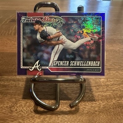 2026 Topps Series 1 Spencer Schwellenbach Future Stars /250 Purple Sparkle  