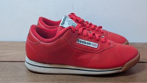 Reebok Classic Princess Shoes Womens 8.5 Red/White/Gum - Bild 1 von 8