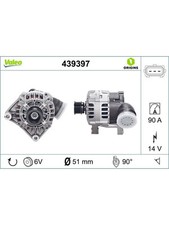 Valeo Alternator fits BMW 3 Series 2.5 E46 325 i (439397)