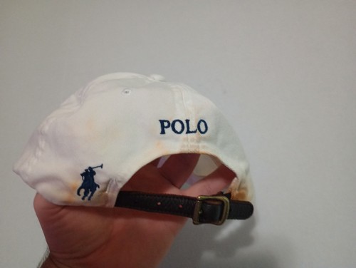 Polo Ralph Lauren Crest 1 Chino Hat Blue White. - Picture 3 of 10