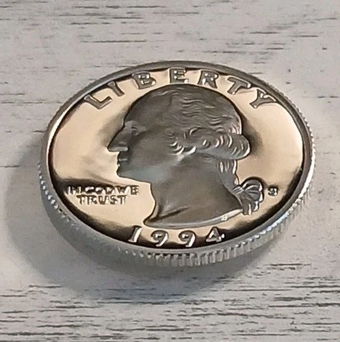 1994-S Stunning 90% Silver Dcam Proof Washington Quarter ~FREE SHIPPING!