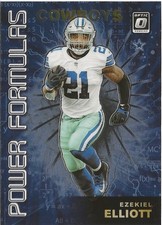 2019 Panini Donruss Optic Ezekiel Elliott Power Formulas SP Dallas Cowboys