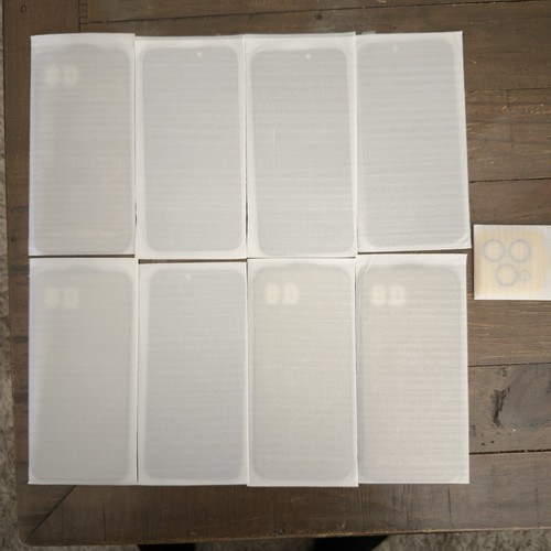 8x Pour iPhone 15 Pro Max Protection d'écran en Verre Trempé Confidentialité 1x Caméra Couleur - Photo 4 sur 8
