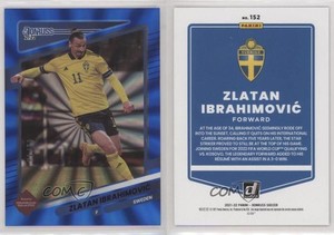 2021-22 Donruss Road to Qatar Holo Blue Laser /49 Zlatan Ibrahimovic Ibrahimović