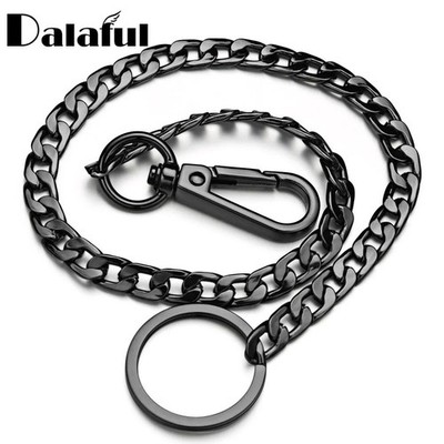 Heavy Duty Punk Wallet Chain 20'' Stainless Steel Jean Key Chain for Men Women