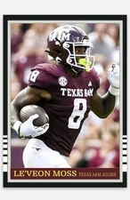 Leveon Moss   Novelty Football Card! Texas A&M Aggies