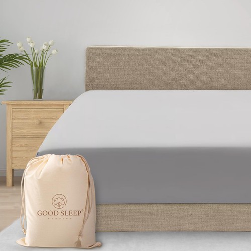 King Fitted Sheet Only Deep Pocket 16 Inch - Soft 800 TC Fitted Bed Sheets, S...