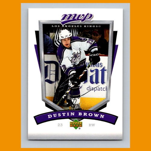Dustin Brown #140 2006 Upper Deck MVP Los Angeles Kings Hockey Card NHL NM - Picture 1 of 3