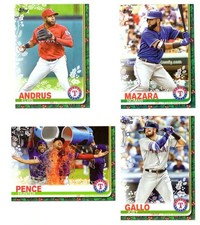 2019 Topps Walmart Holiday - TEXAS RANGERS Team set 