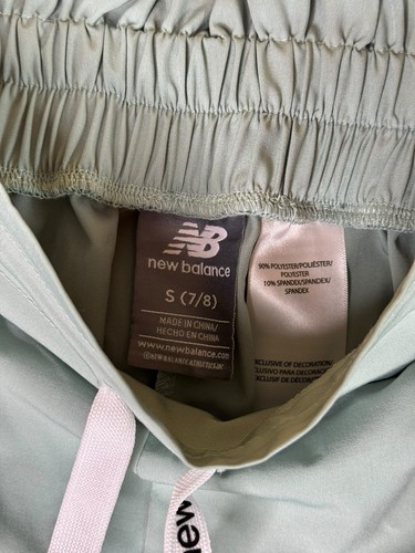 Lot of 2 New Balance Jogger Athletic Cargo Pants Green Pink Kids Girls Small 7/8 - Picture 7 of 11