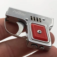 Vintage Partner Novelty Gun Pistol Grip Lighter Japan