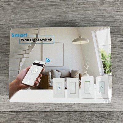 Touch Wall Smart Switch 2.4GHz WiFi Light Switch for Smart Life App