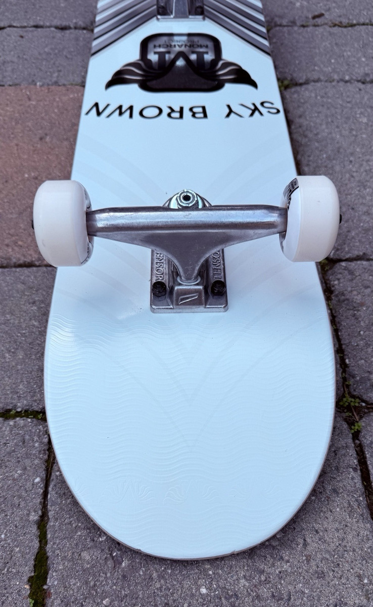 Monarch Project Sky Brown Silver Horus Complete Skateboard 8 Monarch Project Sky Brown Silver Horus Complete Skateboard 8