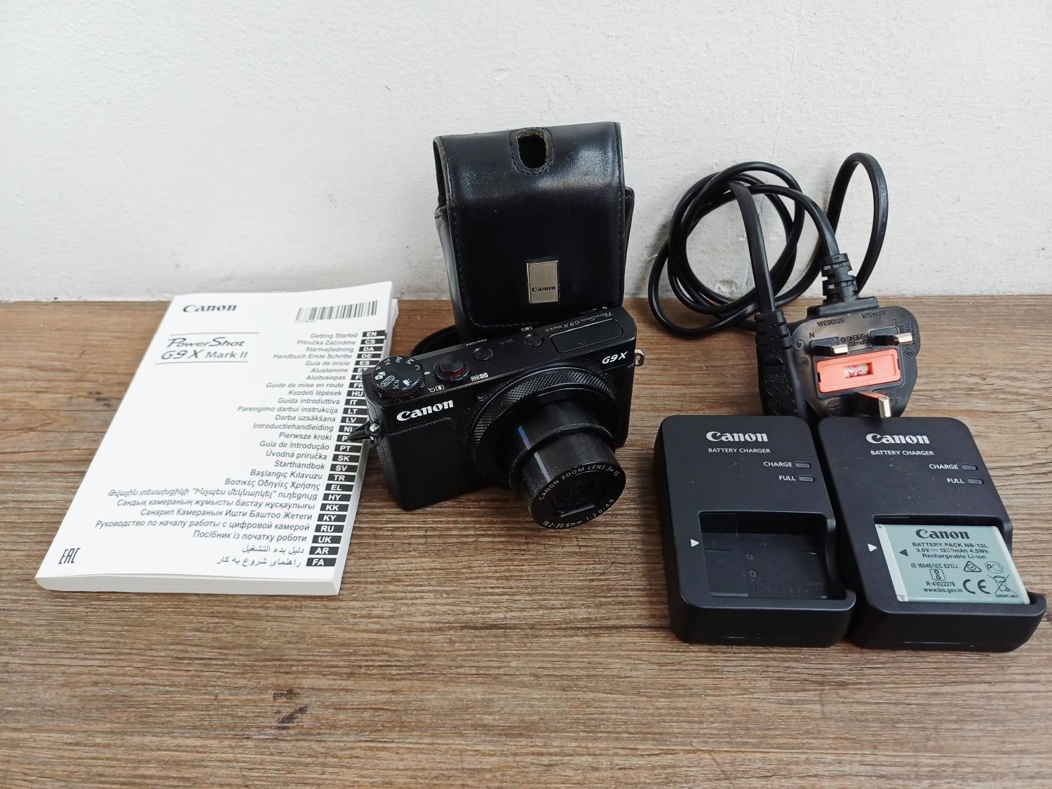 Canon PowerShot G9 X Mark II Digital Camera - Black - Superb Condition!