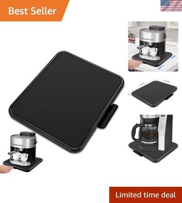 Kitchen Sliding Tray for Coffee Makers & Appliances - 13.8''W x 11.7''D