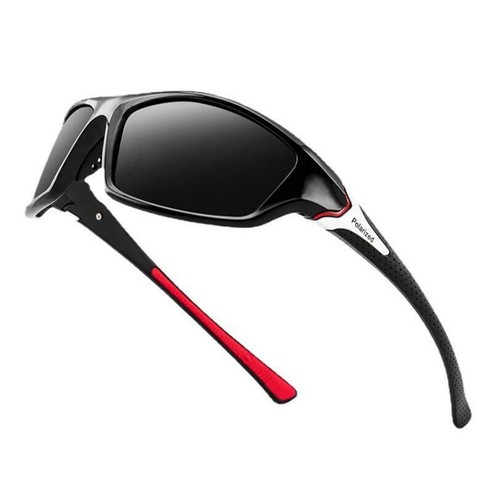 Sport Polarisierte Sonnenbrille für Männer Outdoor Fahren Radfahren Winddichte Brille Neu - Bild 1 von 36