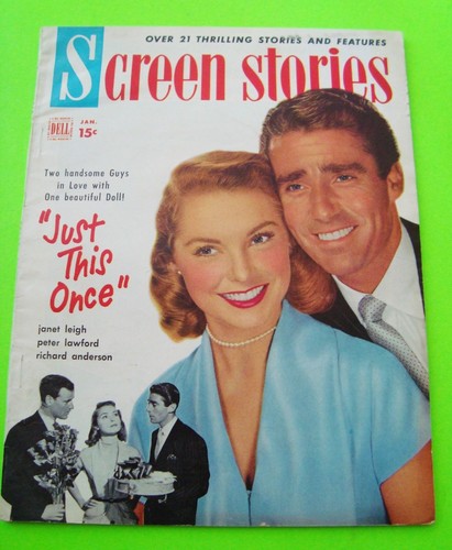 Anuncios de películas 1952 SCREEN STORIES Janet Leigh Gary Cooper John Derek DEBORAH KERR - Imagen 11 de 11