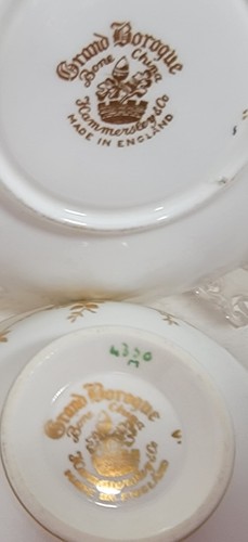 Hammersley Grand Barock Gold Creme Suppenschüssel(n) und Untertasse(n) - Bild 2 von 2