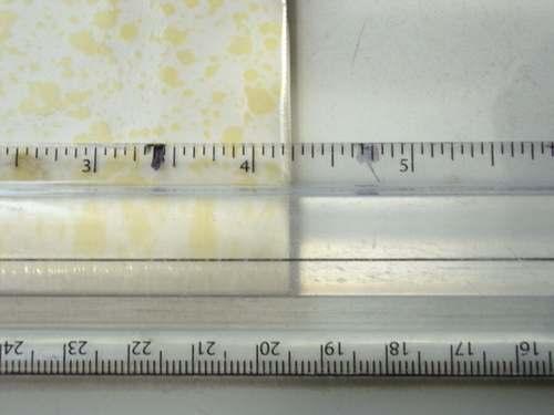 1 Florida Tile Co. Ceramic Yellow Splattered on White 4 1/4 Inch Tile - Picture 7 of 7