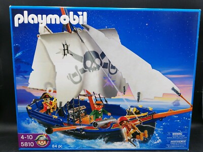 Playmobil 5810 - Barca dei Corsari Nave Prata
