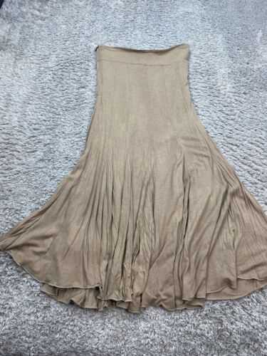 Jeff Gallano Rock Damen 1 braun Lurex Fit Flare Mandy Maxi Lagenlook Whimsigoth - Bild 2 von 10