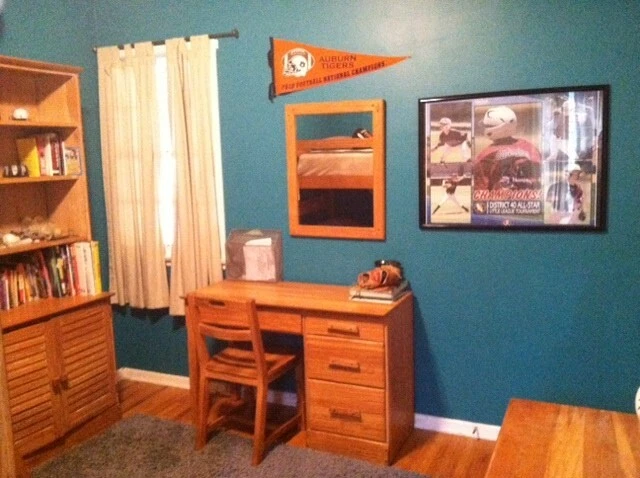 Juego de dormitorio vintage Brandt Ranch roble años 60, estilo occidental, excelente estado Foto 3 de 4