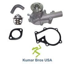 New Water Pump With Return Hose & Thermostat FITS Kubota ZD331LP ZD331P ZD331RP 