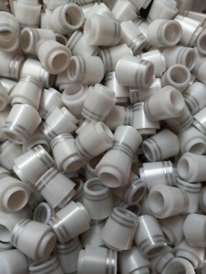 12x PREM GOLF FERRULES .335 White/Silver 2 ring''COLLARED'' 14mm QUALITY LOT(F7)