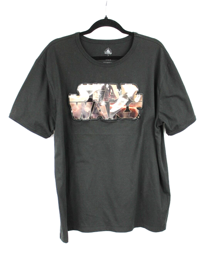 Disney Star Wars Logo Hologram Darth Vader Men's Black T Shirt Size XL - Picture 3 of 5