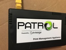USED PATROL E-EMERGE Print Management Ethernet Cable Appliance Networking BOX
