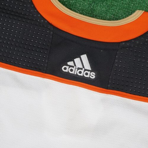 Anaheim Ducks NHL Adidas White Men's Authentic Goalie Cut Jersey - Picture 6 of 7