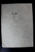 DDR Maler Professor Peuker Wolfgang Bleistift Zeichnung Original  Studien