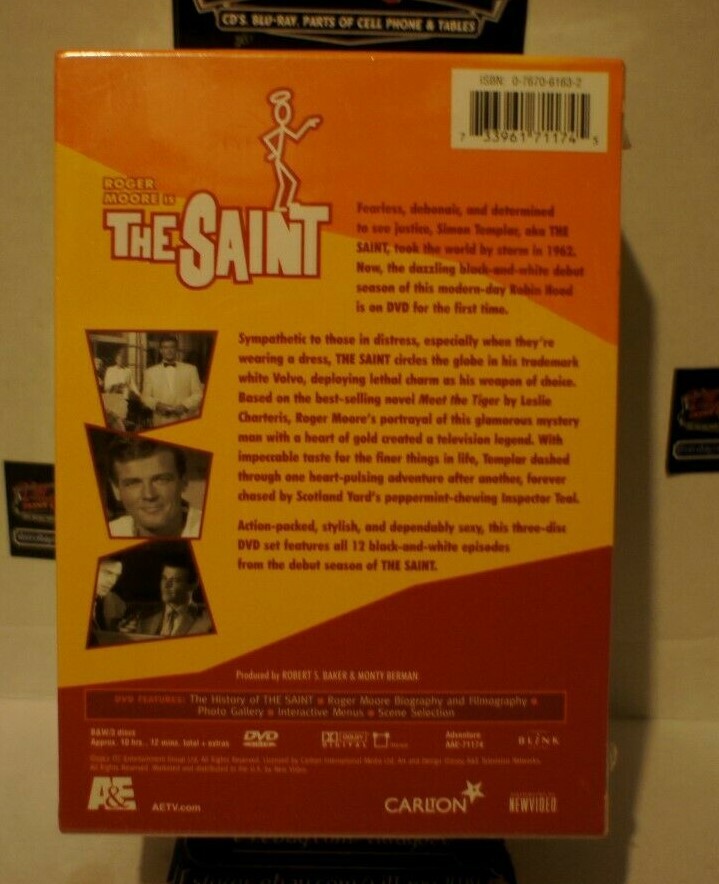 Saint - Early Episodes, Set 1 (3 DVD) - Box Set Black