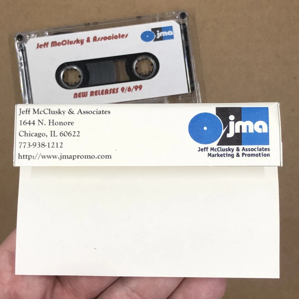 JMA NEW RELEASE PROMO Cassette Tape 90s Sampler NINE INCH NAILS MUSE TORI AMOS Foto 4 de 4